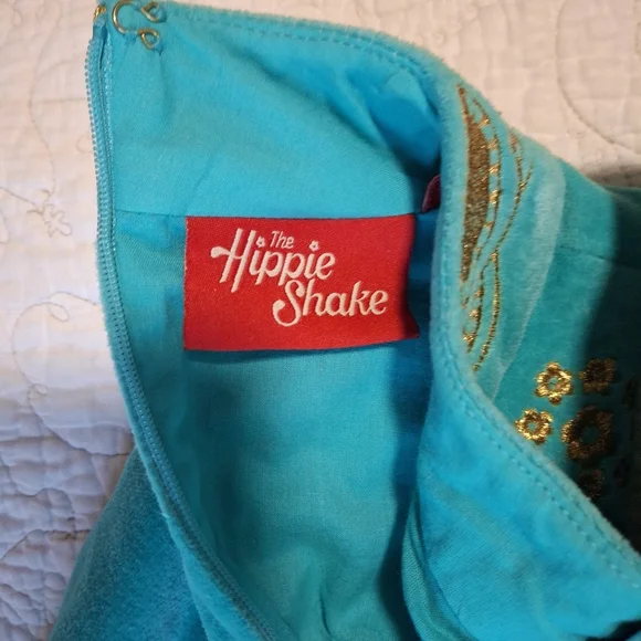 Hippie Shake Sgt Pepper Teal Tunic - Picture 7 of 13
